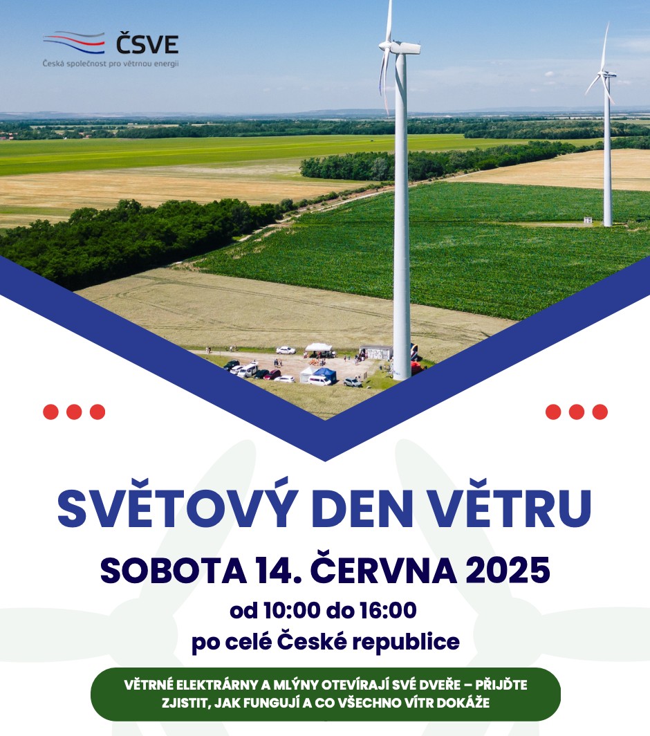 Den otevřených dveří u větrné elektrárny Kobylá 
