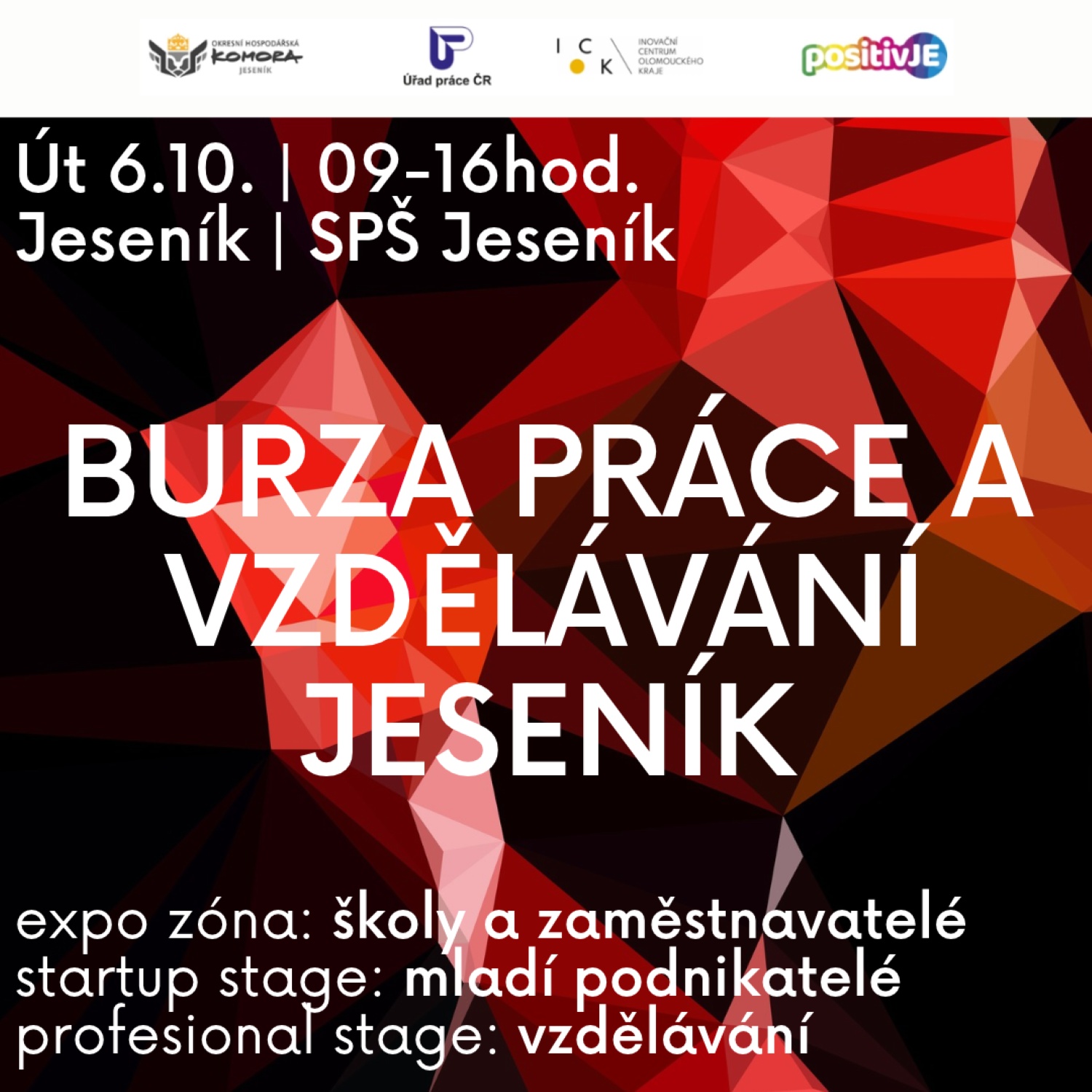 BURZA PRACE A VZDELAVANI JESENIK | 6.10.2026